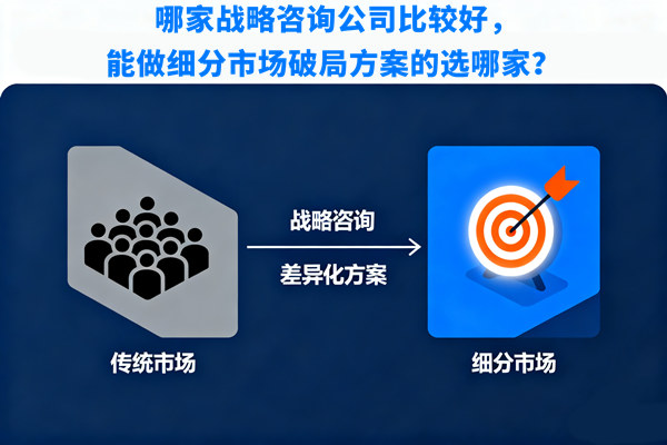 哪家戰(zhàn)略咨詢(xún)公司比較好，能做細(xì)分市場(chǎng)破局方案的選哪家？