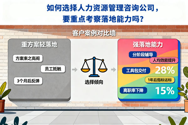 如何選擇人力資源管理咨詢公司，要重點考察落地能力嗎？