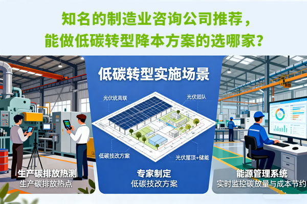 知名的制造業(yè)咨詢公司推薦，能做低碳轉(zhuǎn)型降本方案的選哪家？